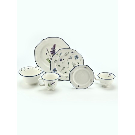 Tea couple Dolce Ceramo. Provence, 2 items: 280 ml mug, saucer d = 16 cm-7