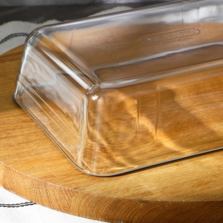 Rectangular shape for baking and baking of heat -resistant glass Cook & Store, 1.5 l, with a lid-5