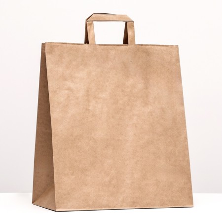 Craft packet without print 32 x 18 x 37 cm, flat handle