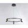 Suspended controlled LED lamp Ambrella Light, Linetech, FL5293, LED, 54 W, 4050LUM, 3000-6400K, black color black