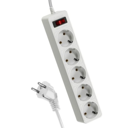 Extension cord with a network filter space FKSM1.8M-5G (W), 5x1.8m, IP20 2.2KWT