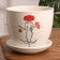 Flower pot "Girl in a hat" 6 l