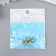 Decor for creativity Glass "Cub-Cristal" transparent holography set 5 pcs 0.8x0.8 cm