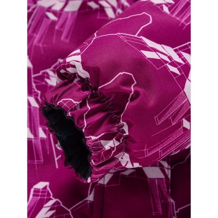 Ski costume for a girl, height 92 cm, raspberry color-13