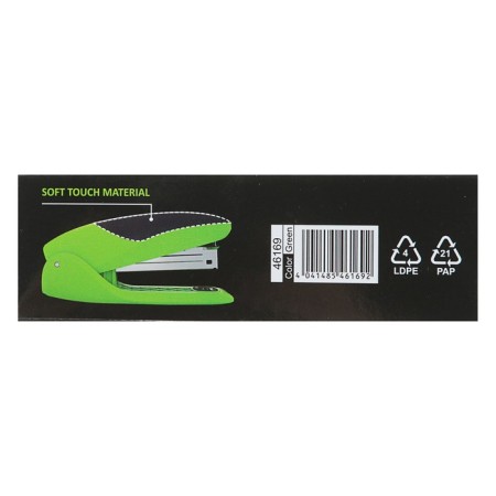 Stapler Erichkrause Ergoline No. 24/6, up to 30 sheets, anti-stepler, rubber anti-slip insert, bright salad-6