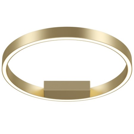 Ceiling Lamp Maytoni Mod058CL-L25BSK, LED, 24W, 40x40x3.5 cm, 1600lm, brass color