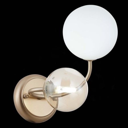 Wall lamp EVOLUCE. Sle220921-02. FORMAE. 2x5 watts, G9, 4000k, 13x15 cm, golden color-1