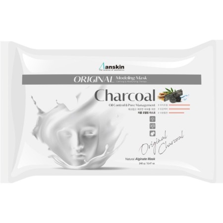 Alginate mask ANSKIN Charcoal Modeling Mask, for skin with advanced pores, 240 g
