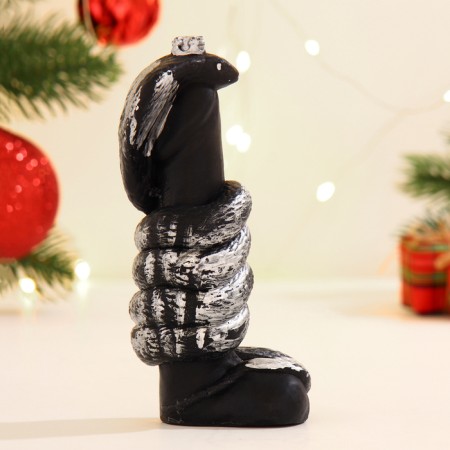 Figure soap "Royal Cobra" Black, 14 cm / 170g-2