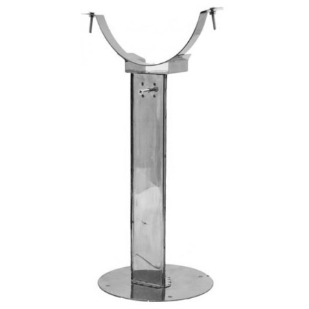 Wall bracket, telescopic 40-75 mm, d 200 mm, stainless steel 1.0 mm