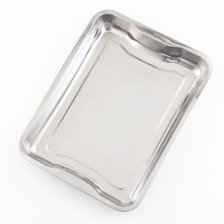 Stainless steel tray, 39 × 29 × 4.5 cm, 430 steel-1