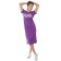 Female dress, size 44, purple color