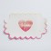 Cookie box, confectionery packaging with PVC lid, I love you, 21 x 10.5 x 3 cm