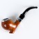 Tobacco smoking pipe "Commander", classic, 15 x 6 x 4.5 cm