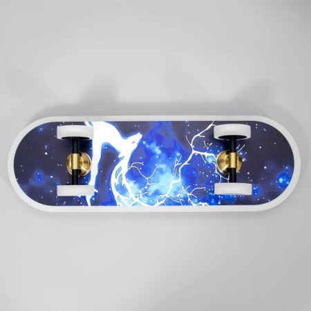 Skateboard chandelier LED 32W 3000-6000K+7 colors backlight 60x20x7 cm Bayerlux-8
