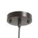 Lamp "Rick" 1x40W E27 bronze/black 14x14x25 (125) cm