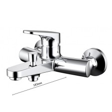 Bravat Eler bath mixer, with short pouring
