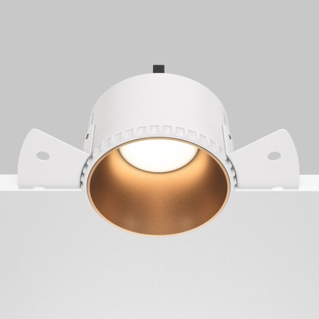 Building lamp Technical DL051-01-GU10-RRD-WMG, GU10, 1x20 W, 140x140x55 mm, matte gold-3