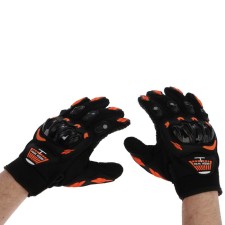 Motorcycle gloves with protective inserts, Seek Win, size M