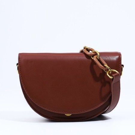 Lightning bag bag, brown color