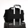 Road bag with lightning, long belt, black color
