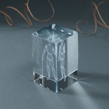 Souvenir glass rectangle "Schanter" 5x5x8 cm-4
