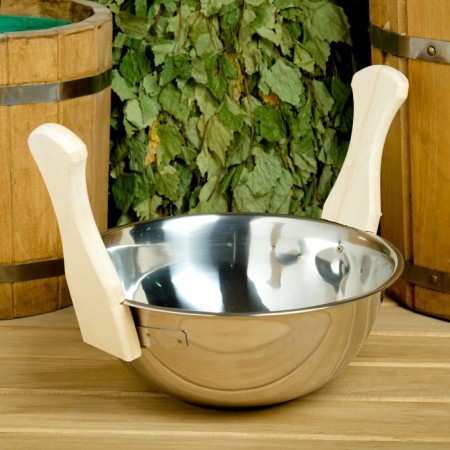 TAZ made of stainless steel, 3.2l, with two handles, "Dobroparov"