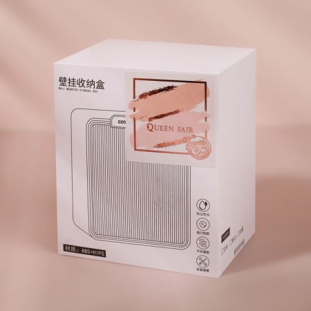 Organizer for storage, suspended, 2 sections, 9.2 × 7 × 10.7 cm, color mix-17