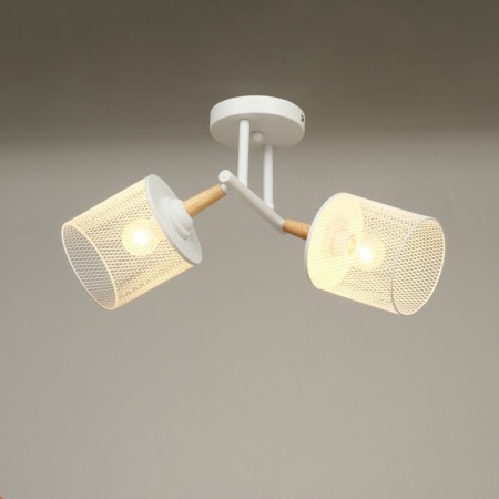 Rinas chandelier 2he27 40w is white 42x24x32 cm-1