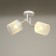 Rinas chandelier 2he27 40w is white 42x24x32 cm