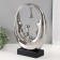 Souvenir Ceramics "Abstraction. Drops" silver 8.8x24x34.5 cm