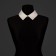 Removable collar, 43 × 5 cm, ivory color
