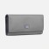 Women's wallet on magnets, gray color