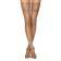 Female Fantasy Flame stockings, size 23-25, Nero color