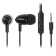 Headphones Krutoff HF-P1, vacuum, microphone, 106 dB, 16 Ohm, 3.5 mm, 1 m, black
