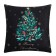 Case on the pillow Ethel "Christmas tree", 40*40 cm, 100 p/e, velor