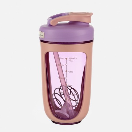 Shaker, 550 ml, with a tube, 18.5 x 9 cm, mix-5