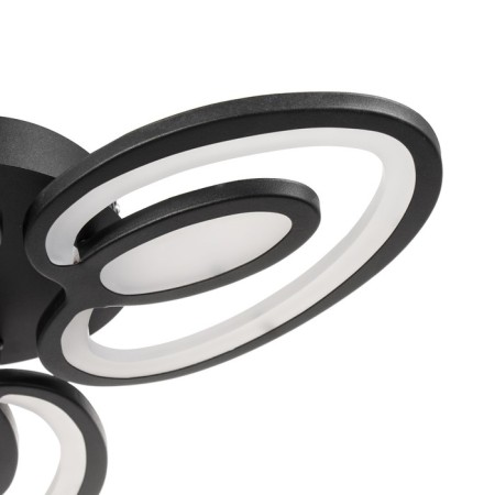 Chandelier 1094/3bk LED 48W 3000-6000k Dimmer black 50x50 cm Bayerlux-7