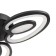 Chandelier 1094/3bk LED 48W 3000-6000k Dimmer black 50x50 cm Bayerlux