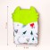 Mitten Mittle "Fox", on Velcro, Mix color, crumb I