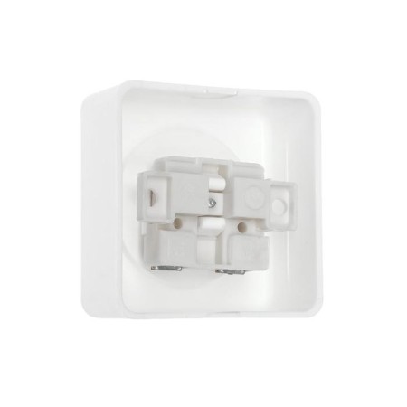 Rosette "Elect" RS 16-016, 16 A, 250 V, single, open, without salary, white-1