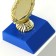 Cup 057, award figure, gold, plastic stand, 14 x 6.5 x 6.3 cm.