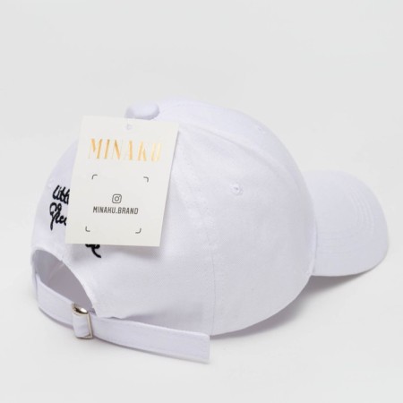 Women's cap Minaku "Love" Color White, rr 56-58-4