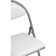 Gikat Metal Metal Metal Carcass/Ecokuzha, Gray/White 45x43x82 cm