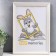 Photo frame plastic L-1 21x30 cm white (plastic screen)
