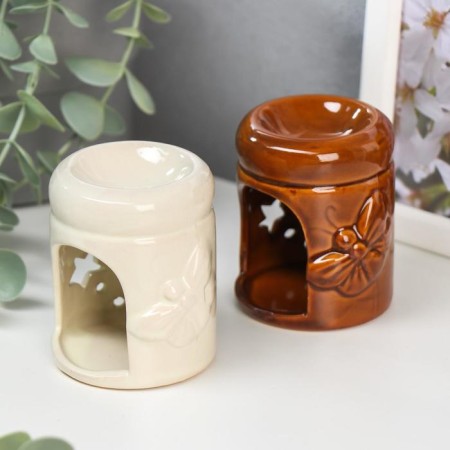 Aroma lamp ceramics "Butterfly" mix 7.5x5x5x5.5 cm