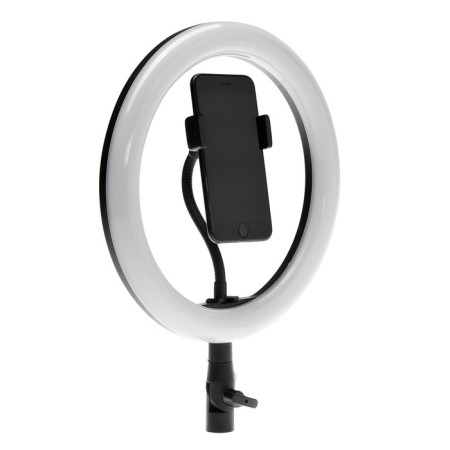 LED ring lamp Luazon CB-32, 10 "(26 cm), 10 W, 3 modes, works from USB-3
