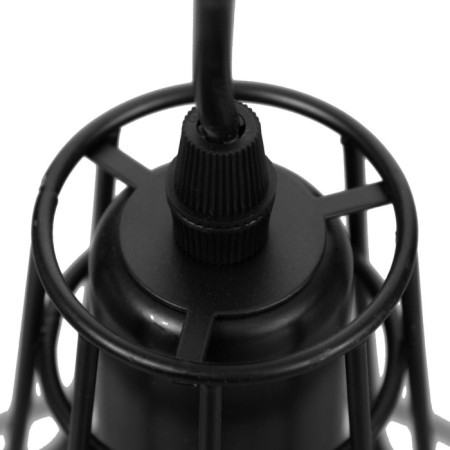 Suspension Bayerlux "Cup" 1x60W E27 Black 18x18x21cm-6