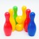 Bowling Children's Color, Set: 6 Kagley 21 x 7 cm, 2 goals D-6.5 cm
