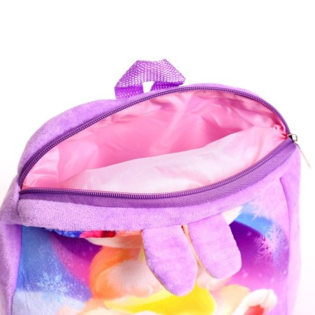 Baby plush backpack for the girl "Bunny", 24 × 24 cm, for the new year-4